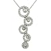 Multi Circle Pave Diamond Pendant 1.00cttw (Chain sep)