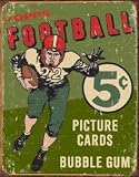 Tin Sign "Topps 1956 Football"