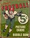 Tin Sign Topps 1956 Football