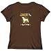 T-Shirt Woman Brown  My Cane Corso Knows It All  Dog