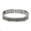 Gentlemens Bracelet Made of Stainless steel. Total item weight 41.5g Length 8.5in