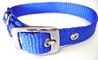 Hamilton 5/8-Inch by 14-Inch Single Thick Nylon Deluxe Dog Collar, Blue