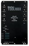 GefenToolBox 4x4 Matrix for HDMI with FST and 3DTV (Black)