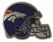 Denver Broncos Large Helmet Chrome NFL Car Magnet