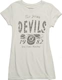 New Jersey Devils Women's Old Time Hockey Melino Tri-Blend T-Shirt