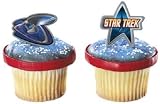 Star Trek U.S.S. Enterprise Cupcake Rings 12 Pack