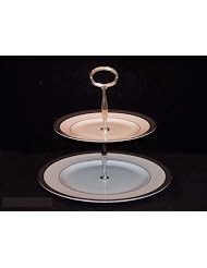 Vera Wang China Tiara Hostess Tray 2 Tier by 