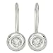 14K White Gold Diamond Earrings - 0.20 Ct.