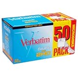 Verbatim 3.5" 1.44MB Preformatted High Density IBM Datalife Disk (Grey) (50-Pack)