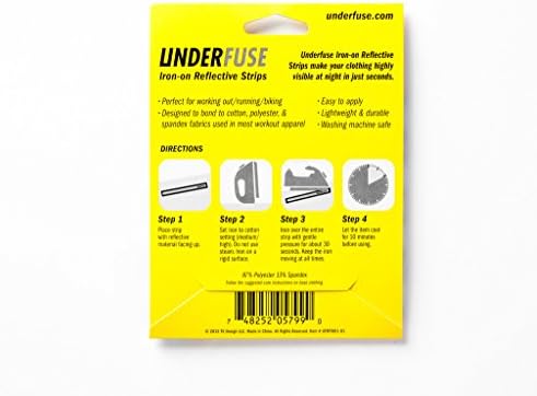 Underfuse Iron-on Reflective Strips