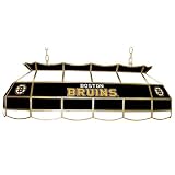 NHL Boston Bruins Stained Glass 40 inch Lighting Fixture