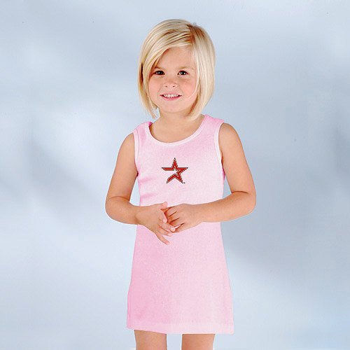 Houston Astros Toddler Pink Dress by Soft as a Grape - Pink 2T