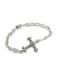 Twisted Blade Silver Twisted Dagger Bracelet 9 Inches