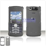 Smokey Smoke Transparent Clear Hard Case Cover Protective Snap-on for Rim Blackberry 8130 Pearl PDA