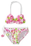 Kate Mack Girls 2-6X Summer Petals Little Swim Bikini