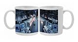 Technician loading automated DNA sequencers Photo Mugs