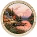 THIRSTYSTONE COASTERS THOMAS KINKADE COLLECTION - THE END OF A PERFECT DAY