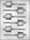 Chocolate Mold Turtle Sucker 6 pc