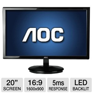 AOC Razor e2043Fk 20-Inch LED LCD Monitor
