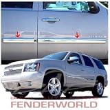 CHEVY TAHOE 07-08 CHROME STEEL BODYSIDE TRIM