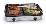 TRU 20-Inch by 13-Inch Nonstick Indoor Grill with Dual Heating Zones