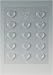 Paderno World Cuisine 47864-11 Chocolate Mold, Heart, Fluted