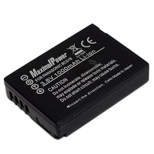 Maximal Power DB PAN DMW-BCG10 Secured Digital Camera Replacement Battery for Panasonic... by Maximal Power
