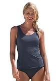 Solid tankini top swimwear separates