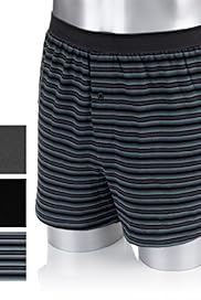 3 Pack Cool Fresh Pure Cotton Knitted Assorted Boxers