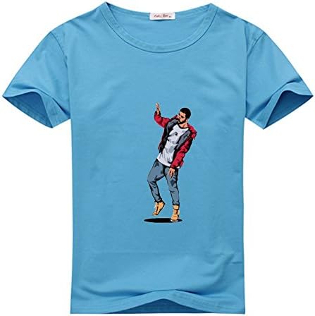 diybliss Custom Men's T-Shirt, Cheap Drake Men's 100% Cotton Short Sleeve Tshirt