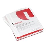 UNIVERSAL PRODUCTS / Top load semi-clear poly, stndrd gauge archival quality sheet protectors, 50/bx / UNV21126 / Sold as 1 Box / Mfr Part # 21126 \*/ Top load semi-clear poly, stndrd gauge archival q
