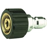 NorthStar Ball-Type Pressure Washer Quick Coupler Nipple - 22mm Inlet Size, 4000 PSI