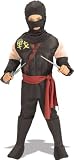 NEW Kids Halloween Costume Boy Ninja Outfit size Boys Medium (5-7 years)