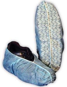 Shoe Covers Booties Non-Skid Blue 2 Sizes (300 Case), Universal