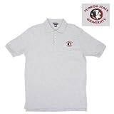 Florida State Seminoles NCAA Classic Pique Polo Shirt (Grey Heather)