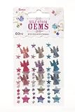 Angel and Stars Stick-On Rhinestones (60 pc)