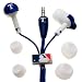 NEMO DIGITAL MLF10114TX MLB Batting Helmet Earbuds Texas Rangers Style