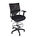 Martin Comfort Mesh Executive Drafting High Chair, Black