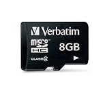 Verbatim - Carte m�moire Micro SDHC - Class 4 - 8 Go