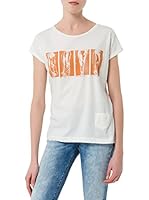 Cross Jeans Camiseta Manga Corta (Blanco Roto)