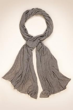 Autograph Lightweight Oversize Jersey Scarf with Wool