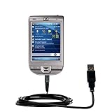 Classic Straight USB Cable for the HP iPaq 110 with Power Hot Sync and Charge capabilities - Gomadic Brand w/ TipExchange Technology
