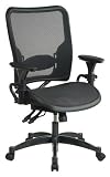Office Star 6236 Space Air Grid Series Deluxe Chair, Gunmetal Gray