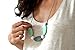 QBebe Silicone Teething Necklace for Babies - 100%BPA Free (Mint+Smoke+Snow)