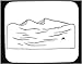 Mouse Pad with black and white, United States, hills, ground, dry, Southwestern desert, arid