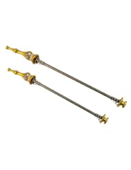 Sports: Lerway? Aest Road Bike MTB Quick Release Qr Skewer CNC Titanium Axle - Golden - Lerway