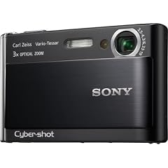 Sony DSC-T70 Digitalkamera (8 Megapixel, 3-fach opt. Zoom, 7,6 cm (3 Zoll) Display, Bildstabilisator) schwarz