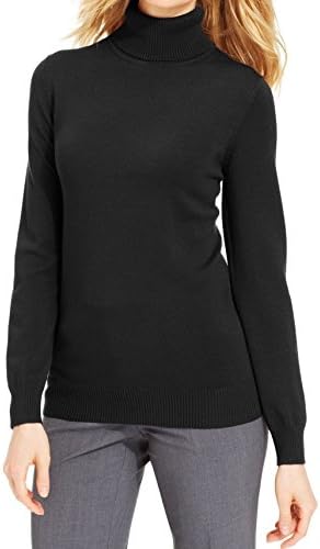 Joseph A Long Sleeve Polo Neck Sweater, Black (M)