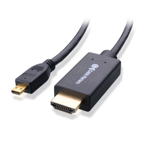 Cable Matters Câble High Speed Micro HDMI Vers HDMI Noir - 2m