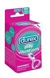 Durex Play Vibrations Connect Massager, 1 Condom, 1 play vibrations connect Packages (Pack of 2)